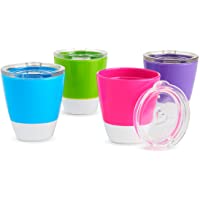Los mejores  - Munchkin Splash - Vasos con tapas de entrenamiento para niños- 7oz - 207ml- pack de 4 unidades